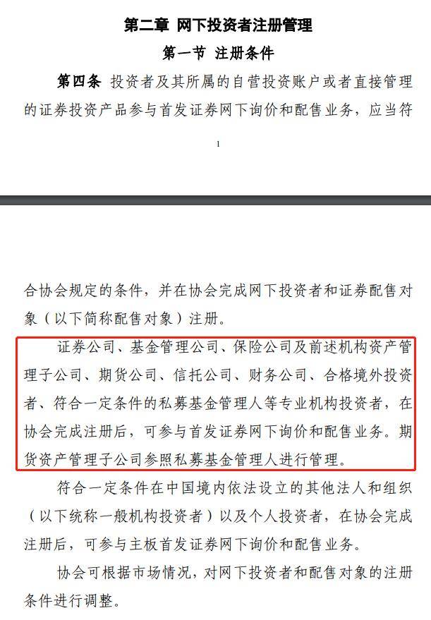 重大利好<strong></p>
<p>期货公司配资</strong>！期货公司打新再“解绑”：可直接参与首发网下配售！已有机构展开行动