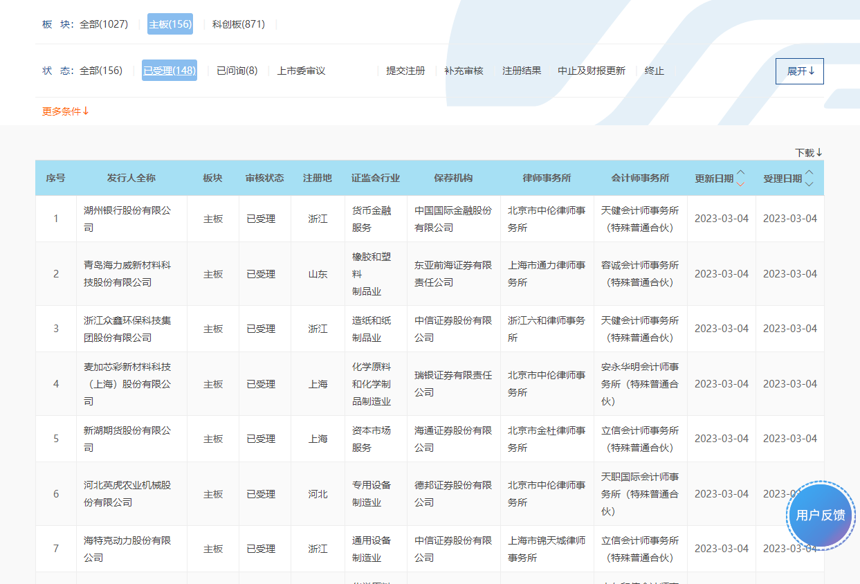 注册制主板IPO新申报首日<strong></p>
<p>渤海证券官网</strong>，华龙证券、华宝证券获“压线”受理？ 已有6家券商进入注册制主板排队审核序列