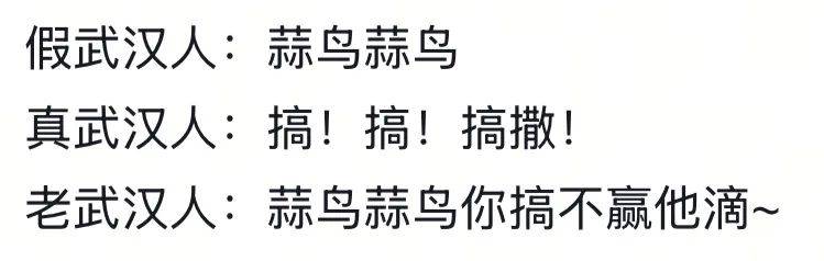 武汉话“蒜鸟”<strong></p>
<p>证券英文</strong>，最近劝（添）架（乱）唯一指定用语