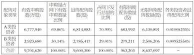 大明电子股份有限公司首次公开发行股票 并在主板上市网下初步配售结果及网上中签结果公告