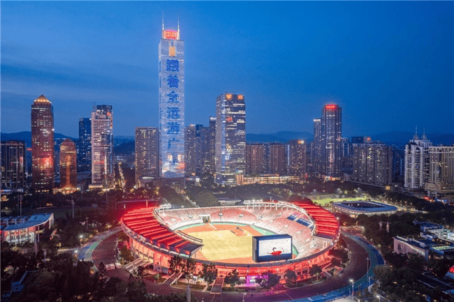 雷士照明助力十五运赛事场馆